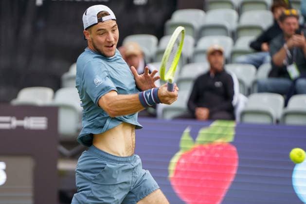 BOSS Open ATP 250 2024 Stuttgart, 11 06 2024 Jan Lennard Struff GER, Germany BOSS Open 2024, ATP 250, grounds of the TC Weissenhof on 11 06 2024, Stuttgart Copyright: xBEAUTIFULxSPORTSx Pajonkx