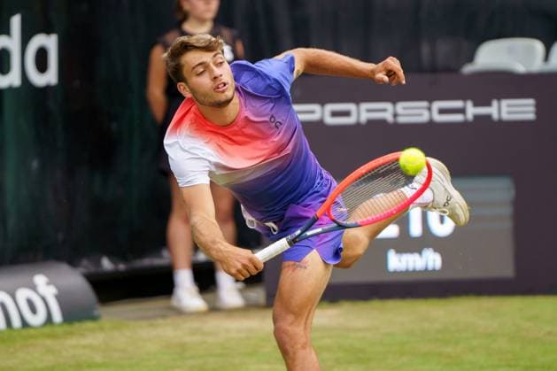 BOSS Open ATP 250 2024 Stuttgart, 11 06 2024 Flavio Cobolli ITA, Italy BOSS Open 2024, ATP 250, TC Weissenhof grounds on 11 06 2024, Stuttgart Copyright: xBEAUTIFULxSPORTSx Pajonkx