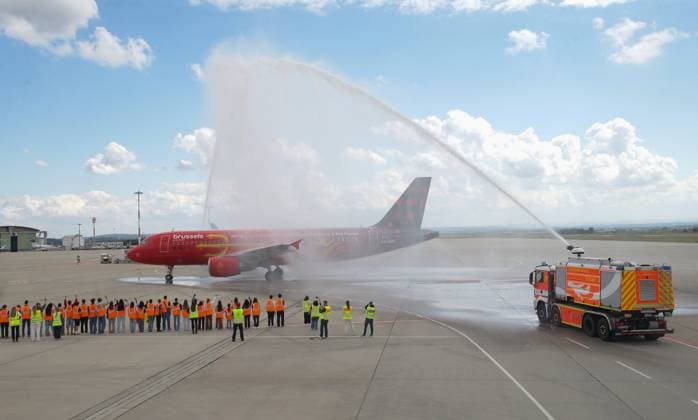 EURO 2024, Belgium national team, arrival at Stuttgart Airport