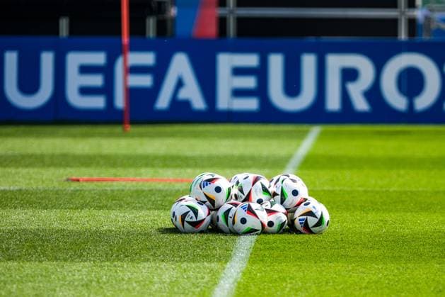 Match ball of UEFAEURO 2024 GER, DFB, Training, Football mens national team Germany, UEFA European Football Championship 2024, Herzogenaurach 12 06 2024 GER, DFB, Training, Football mens national team Germany, UEFA European Football Championship 2024, Herzogenaurach 12 06 2024 Herzogenaurach Copyright: xEibner-Pressefoto FlorianxWieganx EP_FWD