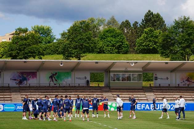 Denmark national soccer team s training in Freudenstadt, Germany, Wednesday June 12, 2024 , Freudenstadt Germany  Copyright: Ritzau Scanpix LiselottexSabroex spdk20240612-114545-L
