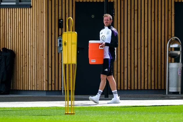 Julian Nagelsmann Germany , Coach GER, DFB, Training, Football Mens National Team Germany, UEFA European Football Championship 2024, Herzogenaurach 12 06 2024 GER, DFB, Training, Football Mens National Team Germany, UEFA European Football Championship 2024, Herzogenaurach 12 06 2024 Herzogenaurach Copyright: xEibner-Pressefoto FlorianxWieganx EP_FWD