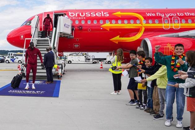 Belgium Media Activities UEFA EURO, EM, Europameisterschaft,Fussball 2024 12 06 2024 LUDWIGSBURG, GERMANY - JUNE 12 : Onana Amadou midfielder of Belgium pictured during arrival at the UEFA Euro 2024 European Football Championship tournament on June 12, 2024 in Ludwigsburg, Germany, 12 06 2024 Ludwigsburg Germany  Copyright: xRoyalxBelgianxFootballxAssociationx