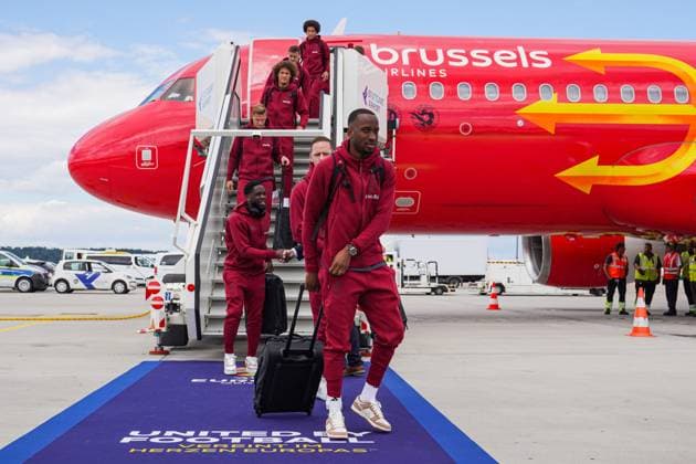 Belgium Media Activities UEFA EURO, EM, Europameisterschaft,Fussball 2024 12 06 2024 LUDWIGSBURG, GERMANY - JUNE 12 : Lukebakio Dodi forward of Belgium pictured during arrival at the UEFA Euro 2024 European Football Championship tournament on June 12, 2024 in Ludwigsburg, Germany, 12 06 2024 Ludwigsburg Germany  Copyright: xRoyalxBelgianxFootballxAssociationx