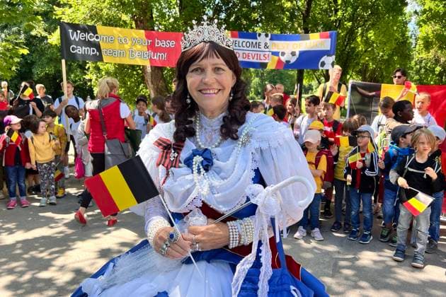 Belgium Media Activities UEFA EURO, EM, Europameisterschaft,Fussball 2024 12 06 2024 LUDWIGSBURG, GERMANY - JUNE 12 : Belgian Red Devils pictured during team arrival at the Sclosshotel Monrepos ahead of the UEFA Euro 2024 European Football Championship tournament on June 12, 2024 in Ludwigsburg, Germany, 12 06 2024 Ludwigsburg Germany  Copyright: xVincentxKalutx