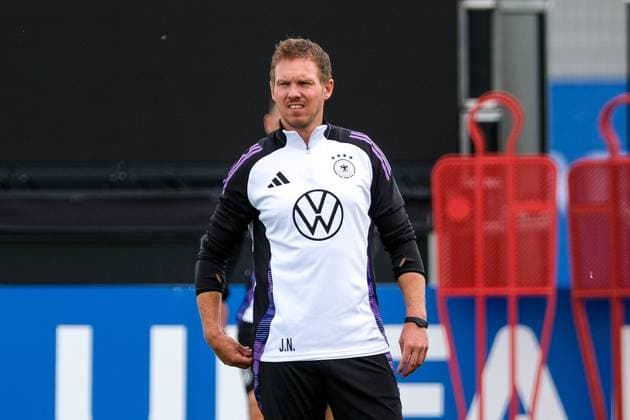 Julian Nagelsmann Germany , Coach GER, DFB, Training, Football Mens National Team Germany, UEFA European Football Championship 2024, Herzogenaurach 12 06 2024 GER, DFB, Training, Football Mens National Team Germany, UEFA European Football Championship 2024, Herzogenaurach 12 06 2024 Herzogenaurach Copyright: xEibner-Pressefoto FlorianxWieganx EP_FWD