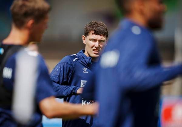 Andreas Christensen during Denmark national soccer team s training in Freudenstadt, Germany, Wednesday June 12, 2024 , Freudenstadt Germany  Copyright: Ritzau Scanpix LiselottexSabroex spdk20240612-115418-L