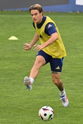 Florence, Italy: Italian player Nicolo Fagioli during Italy training session, UEFA European Football Championship in Florence, Italy, June 08 2024 UEFA European Football Championship - Italy training session  - ZUMAp169 20240612_zsa_p169_403_20240612 Copyright: xLisaxGuglielmi IPAxSportx