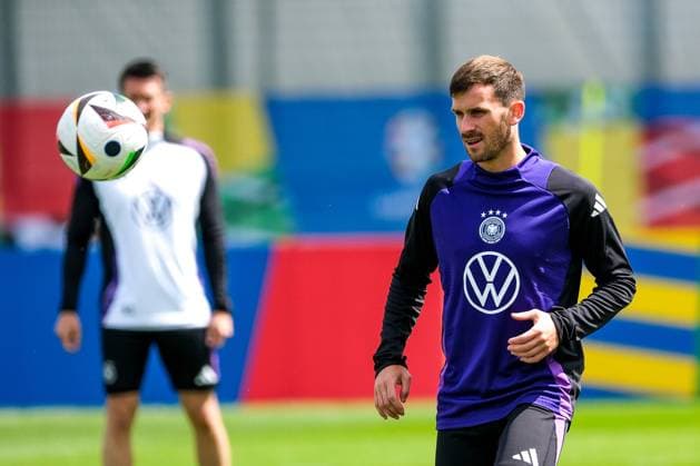 Pascal Groß Germany , 05 with ball, GER, DFB, Training, Football Mens National Team Germany, UEFA European Football Championship 2024, Herzogenaurach 12 06 2024 GER, DFB, Training, Football Mens National Team Germany, UEFA European Football Championship 2024, Herzogenaurach 12 06 2024 Herzogenaurach Copyright: xEibner-Pressefoto FlorianxWieganx EP_FWD