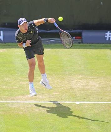 12 06 2024, BossOpen 2024, ATP Tour, TC Weissenhof, Stuttgart, Tennis, Sport, in the picture Dominik Koepfer GER