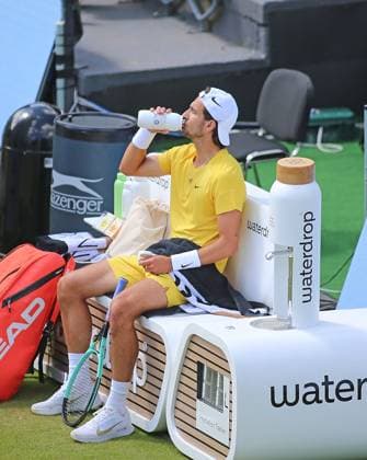 12 06 2024, BossOpen 2024, ATP Tour, TC Weissenhof, Stuttgart, Tennis, Sport, in the picture Lorenzo Muretti ITA