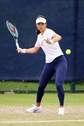 Emma Raducanu during practice. Rothesay Open Nottingham, Day 3, Tennis, Lexus Nottingham Tennis Centre, Nottingham, UK - 12 June 2024  Copyright: xRyanxBrowne Shutterstockx 14523728w