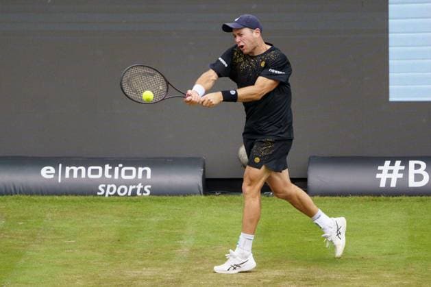 BOSS Open ATP 250 2024 Stuttgart, 12 06 2024 Dominik Köpfer GER, Germany BOSS Open 2024, ATP 250, TC Weissenhof course on 12 06 2024, Stuttgart Copyright: xBEAUTIFULxSPORTSx Pajonkx