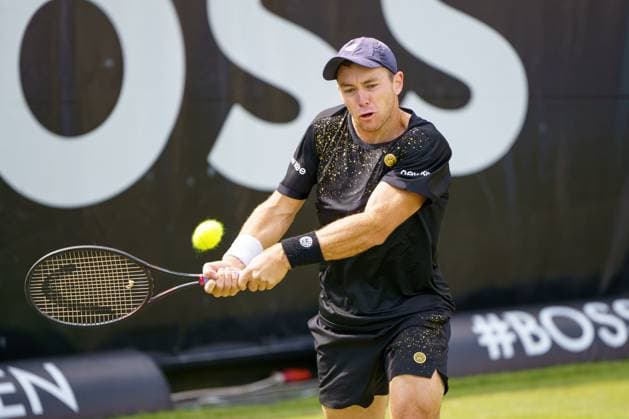 BOSS Open ATP 250 2024 Stuttgart, 12 06 2024 Dominik Köpfer GER, Germany BOSS Open 2024, ATP 250, TC Weissenhof course on 12 06 2024, Stuttgart Copyright: xBEAUTIFULxSPORTSx Pajonkx