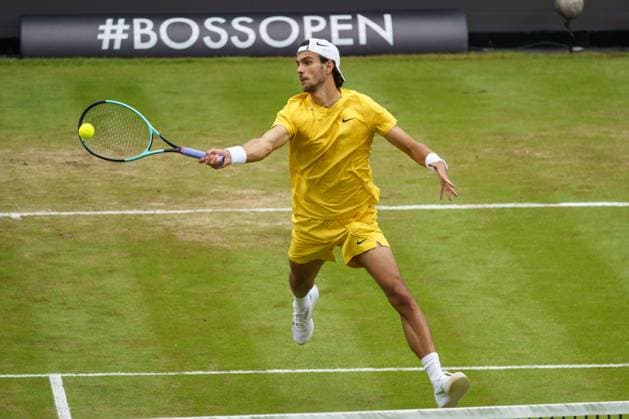 BOSS Open ATP 250 2024 Stuttgart, 12 06 2024 Lorenzo Musetti ITA, Italy BOSS Open 2024, ATP 250, TC Weissenhof grounds on 12 06 2024, Stuttgart Copyright: xBEAUTIFULxSPORTSx Pajonkx