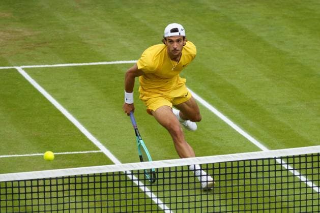 BOSS Open ATP 250 2024 Stuttgart, 12 06 2024 Lorenzo Musetti ITA, Italy BOSS Open 2024, ATP 250, TC Weissenhof grounds on 12 06 2024, Stuttgart Copyright: xBEAUTIFULxSPORTSx Pajonkx