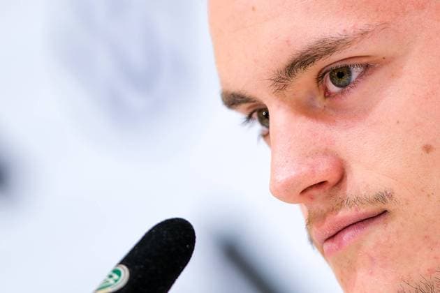 Florian Wirtz Germany , 17 , GER, DFB, Press conference, Football mens national team Germany, UEFA European Football Championship 2024,Herzogenaurach 12 06 2024 GER, DFB, Press conference, Football mens national team Germany, UEFA European Football Championship 2024,Herzogenaurach 12 06 2024 Herzogenaurach Copyright: xEibner-Pressefoto FlorianxWieganx EP_FWD