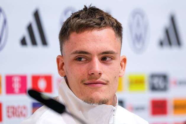 Florian Wirtz Germany , 17 , GER, DFB, Press conference, Football mens national team Germany, UEFA European Football Championship 2024,Herzogenaurach 12 06 2024 GER, DFB, Press conference, Football mens national team Germany, UEFA European Football Championship 2024,Herzogenaurach 12 06 2024 Herzogenaurach Copyright: xEibner-Pressefoto FlorianxWieganx EP_FWD