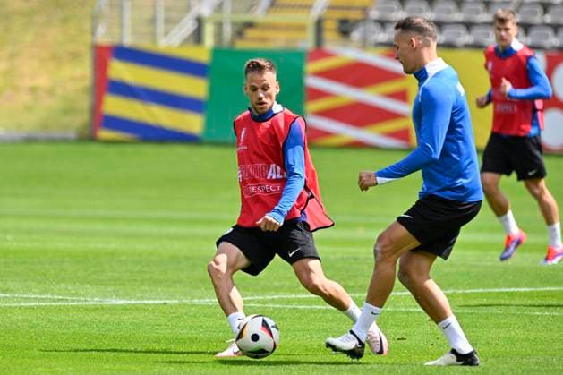 GER, UEFA European Championship 2024, Slovenian Base Camp Wuppertal 12 06 2023,Wuppertal ,Stadion am Zoo, GER, UEFA European Championship 2024, Slovenian Base Camp Wuppertal in picture Tomi Horvat SVN 15 in action NordphotoxGmbHx xFreund nph00018