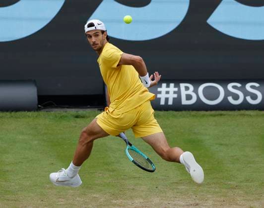 12 06 2024, Boss Open 2024, ATP Tour 250, TC Weissenhof Stuttgart, Tennis, Sport, in the picture Lorenzo Musetti ITA