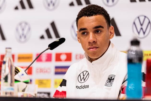 Training camp preparation UEFA EURO 2024 Germany 12 06 2024 Jamal Musiala Germany, 10 Training camp preparation UEFA EURO 2024 Germany Press conference HerzoBase, Herzogenaurach on 12 06 2024 Copyright: xBEAUTIFULxSPORTS Wunderlx