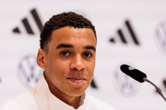 Training camp preparation UEFA EURO 2024 Germany 12 06 2024 Jamal Musiala Germany, 10 Training camp preparation UEFA EURO 2024 Germany Press conference HerzoBase, Herzogenaurach on 12 06 2024 Copyright: xBEAUTIFULxSPORTS Wunderlx
