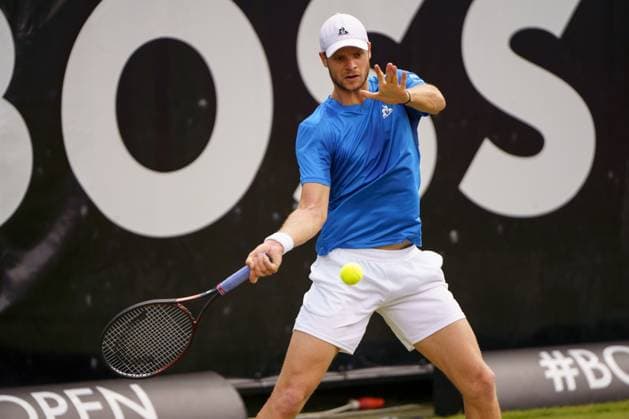 BOSS Open ATP 250 2024 Stuttgart, 12 06 2024 Yannick Hanfmann GER, Germany BOSS Open 2024, ATP 250, TC Weissenhof grounds on 12 06 2024, Stuttgart Copyright: xBEAUTIFULxSPORTSx Pajonkx