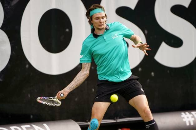 BOSS Open ATP 250 2024 Stuttgart, 12 06 2024 Alexander Bublik KAZ, Kazakhstan BOSS Open 2024, ATP 250, TC Weissenhof grounds on 12 06 2024, Stuttgart Copyright: xBEAUTIFULxSPORTSx Pajonkx