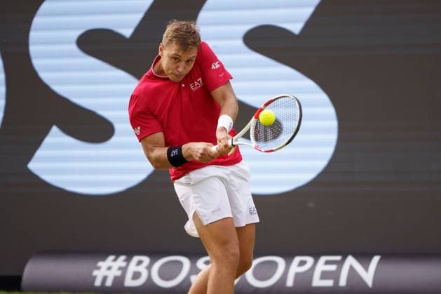 BOSS Open ATP 250 2024 Stuttgart, 12 06 2024 Hamad Medjedovic SRB, Serbia BOSS Open 2024, ATP 250, TC Weissenhof grounds on 12 06 2024, Stuttgart Copyright: xBEAUTIFULxSPORTSx Pajonkx