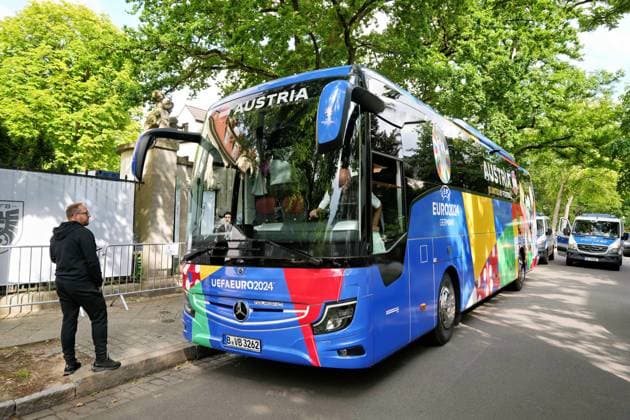 Berlin,12 06 2024,UEFA Euro 2024,Schlosshotel im Grunewald in the Grunewald district, base camp of the Austrian national soccer team,coach Ralf Rangnick