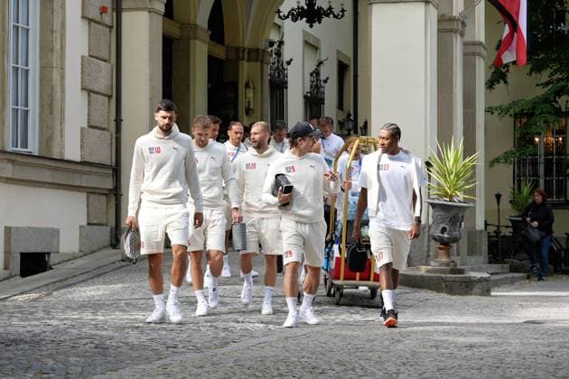 Berlin,12 06 2024,UEFA Euro 2024,Schlosshotel im Grunewald in the Grunewald district, base camp of the Austrian national soccer team,coach Ralf Rangnick