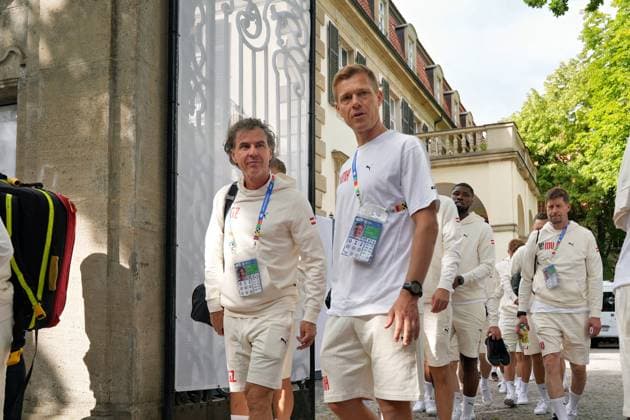 Berlin,12 06 2024,UEFA Euro 2024,Schlosshotel im Grunewald in the Grunewald district, base camp of the Austrian national soccer team,coach Ralf Rangnick