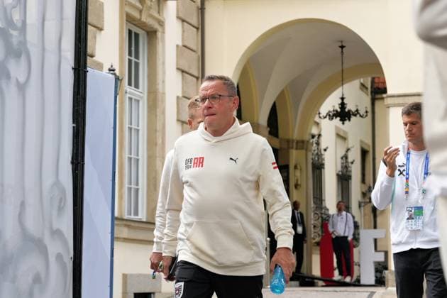 Berlin,12 06 2024,UEFA Euro 2024,Schlosshotel im Grunewald in the Grunewald district, base camp of the Austrian national soccer team,coach Ralf Rangnick