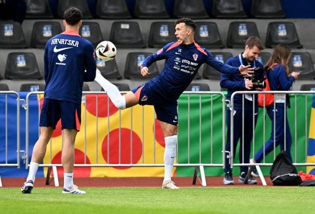 PXL_CRO football team training Croatian national football team during their training in Neuruppin, Germany on 12. June 2024. MarkoxLukunic PIXSELL