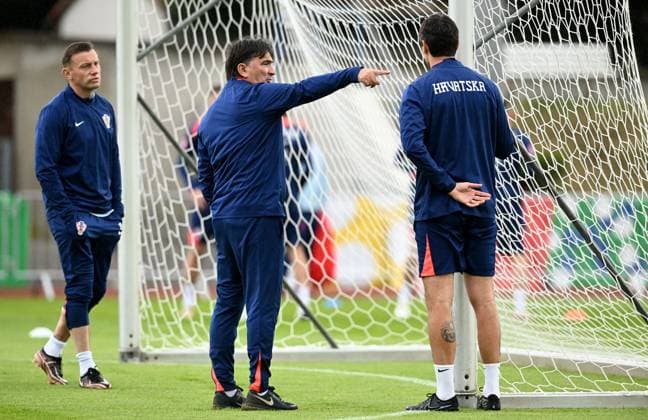 PXL_CRO football team training Croatian national football team during their training in Neuruppin, Germany on 12. June 2024. MarkoxLukunic PIXSELL