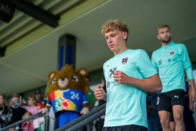 SOCCER - UEFA EURO, EM, Europameisterschaft,Fussball 2024 BERLIN,GERMANY,12.JUN.24 - SOCCER -UEFA EURO 2024, OEFB, Oesterreichischer Fussball-Bund, training. Image shows Leopold Querfeld (AUT).  GEPAxpictures xJohannesxFriedl