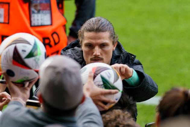SOCCER - UEFA EURO, EM, Europameisterschaft,Fussball 2024 BERLIN,GERMANY,12.JUN.24 - SOCCER -UEFA EURO 2024, OEFB, Oesterreichischer Fussball-Bund, training. Image shows Marcel Sabitzer (AUT).  GEPAxpictures xJohannesxFriedl