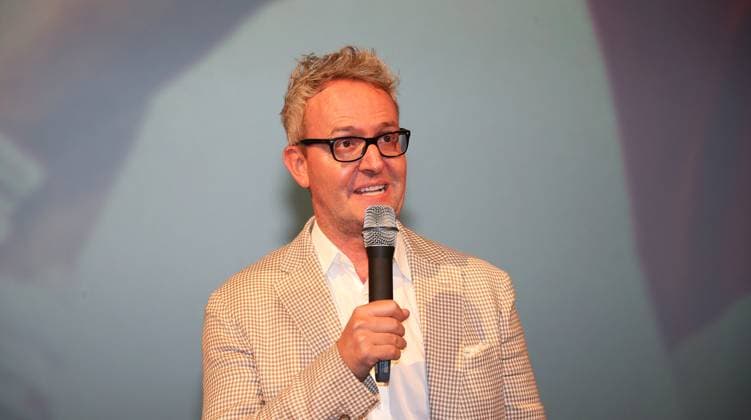 12 06 2024, Germany, Leonberg, Football Bundesliga, VfB in Team, Film premiere Traumpalast Leonberg, 6 pm red carpet, 7 30 talk, then film, Chairman of the Board Alexander Wehrle