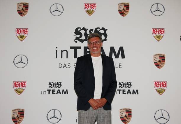 12 06 2024, Germany, Leonberg, Soccer Bundesliga, VfB in Team, movie premiere Traumpalast Leonberg, 6 pm red carpet, 7 30 talk, then movie, VfB President Claus Vogt
