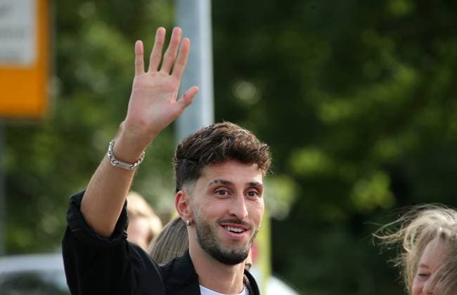 12 06 2024, Germany, Leonberg, Football Bundesliga, VfB in Team, Film premiere Traumpalast Leonberg, 6 pm red carpet, 7 30 talk, then film, Atakan Karazor