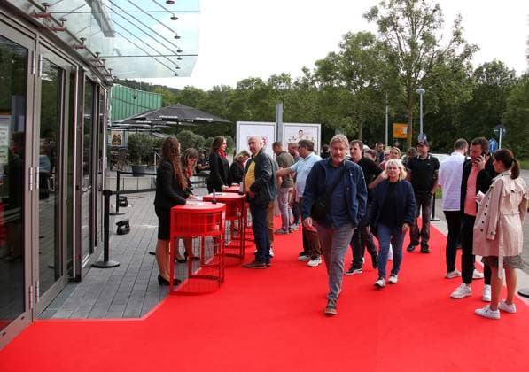 12 06 2024, Germany, Leonberg, Soccer Bundesliga, VfB in Team, movie premiere Traumpalast Leonberg, 6 pm red carpet, 7 30 talk, then movie,