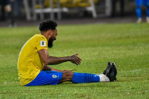 FRANCEVILLE, GABON - JUNE 11: Pierre-Emerick Aubameyang of Gabon during the 2026 FIFA World Cup, WM, Weltmeisterschaft, Fussball Qualifier match between Gabon and Gambia at Stade De Franceville on June 11, 2024 in Franceville, Gabon. Photo by Moussavou Aristide Copyright: xx