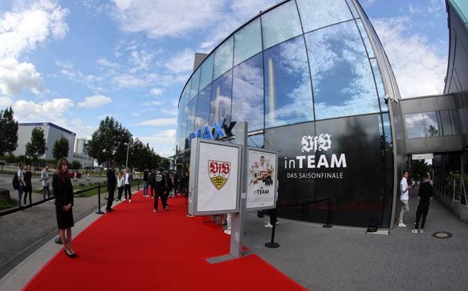 12 06 24 VfB Stuttgart Premiere event documentary VfBinTeam as cinema film Germany, Leonberg, 12 06 2024, Football, Bundesliga, VfB Stuttgart, Premiere event documentary VfBinTeam as cinema film at Traumpalast Kino Leonberg