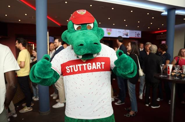 12 06 24 VfB Stuttgart premiere event documentary VfBinTeam as cinema film Germany, Leonberg, 12 06 2024, football, Bundesliga, VfB Stuttgart, premiere event documentary VfBinTeam as cinema film at Traumpalast Kino Leonberg Fritzle