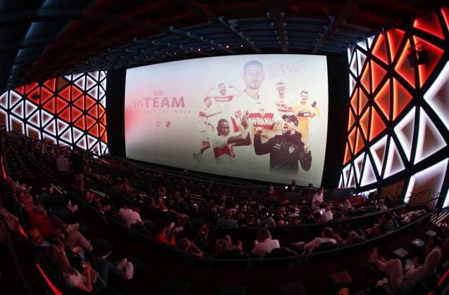 12 06 24 VfB Stuttgart Premiere event documentary VfBinTeam as cinema film Germany, Leonberg, 12 06 2024, Football, Bundesliga, VfB Stuttgart, Premiere event documentary VfBinTeam as cinema film at Traumpalast Kino Leonberg