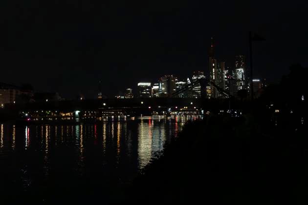 Raft bridge lightshow Frankfurt am Main for the opening of the Fan Mile, 12 06 2024 Raft bridge lightshow Frankfurt, Frankfurt am Main, Weseler Werft, 12 6 2024 Copyright: xBEAUTIFULxSPORTS Gawlikx