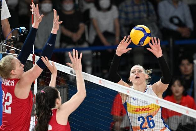 Volleyball, FIVB Nations League, Netherlands - USA