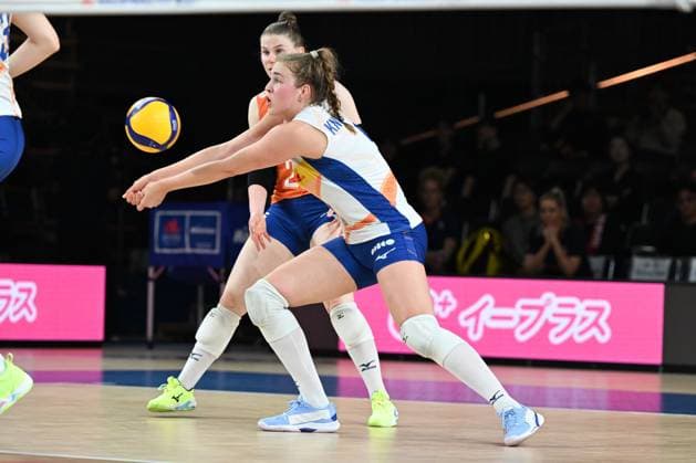 Kirsten Knip (NED), JUNE 13, 2024 - Volleyball : FIVB Volleyball Nations League 2024 Women s Preliminary Round between Netherlands 0-3 USA at West Japan General Exhibition Center, Fukuoka, Japan. Noxthirdxpartyxsales  (256243790_20240613)