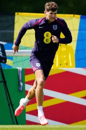 John Stones of England England Training Session and press conference, PK, Pressekonferenz UEFA European Championship, EM, Europameisterschaft 2024, Group C, Football, Spa & Golf Resort Weimarer Land, Blankenhain, Germany, 13 Jun 2024 EDITORIAL USE ONLY No use with unauthorised audio, video, data, fixture lists, club league logos or live services. Online in-match use limited to 120 images, no video emulation. No use in betting, games or single club league player publications. Copyright: xDavexShopland Shutterstockx 14523765o
