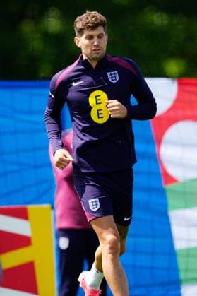 John Stones of England England Training Session and press conference, PK, Pressekonferenz UEFA European Championship, EM, Europameisterschaft 2024, Group C, Football, Spa & Golf Resort Weimarer Land, Blankenhain, Germany, 13 Jun 2024 EDITORIAL USE ONLY No use with unauthorised audio, video, data, fixture lists, club league logos or live services. Online in-match use limited to 120 images, no video emulation. No use in betting, games or single club league player publications. Copyright: xDavexShopland Shutterstockx 14523765n